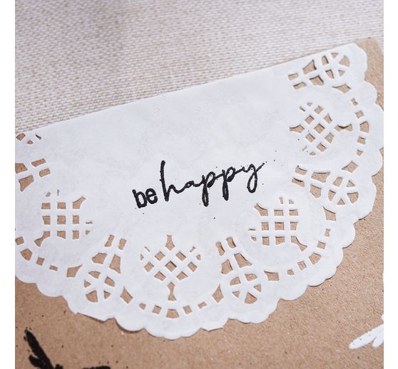 VBS Lace doily, white