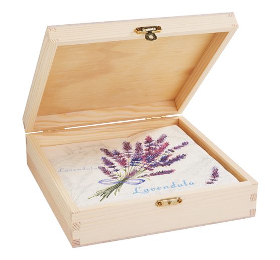 VBS Napkin box, pine wood