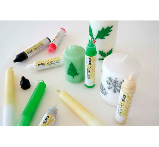 KREUL Candle Pen "Winter Love" set of 6