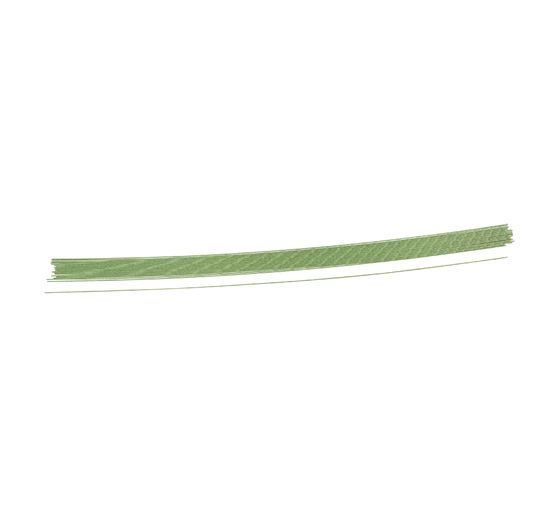 Drát na stonky květin, zelený