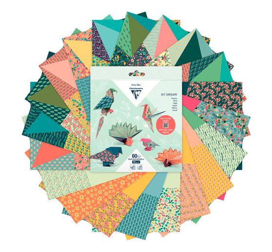 Folding paper-assortment "Birds"