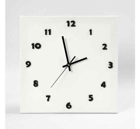 Quartz clockwork with hands