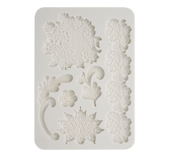 Silicone Casting Mould "Brocante Antiques - Flower lace "