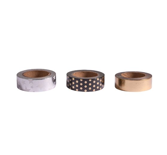 Washi Tape Set "Gold/Silver Foil"