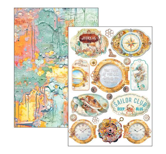 Paper set "Coral Reef"