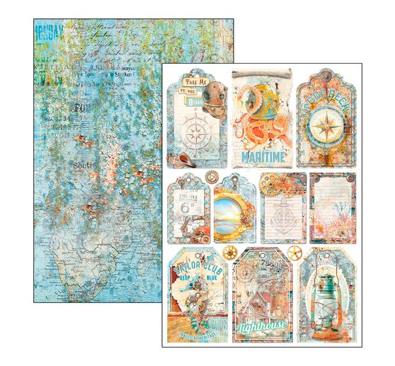 Paper set "Coral Reef"