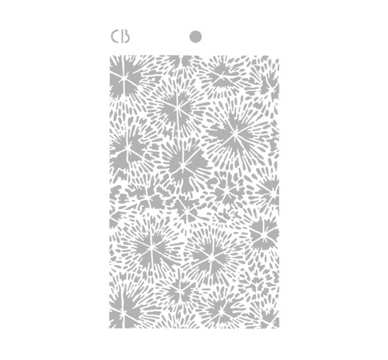 Stencil "Coral Reef - Fossils"