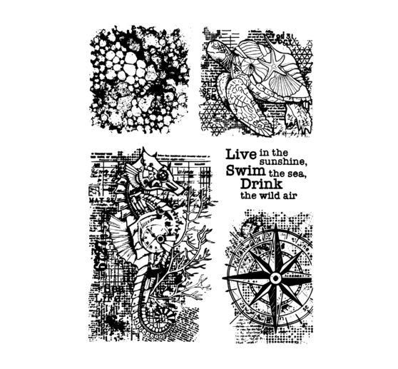 Silicone stamp "Coral Reef"