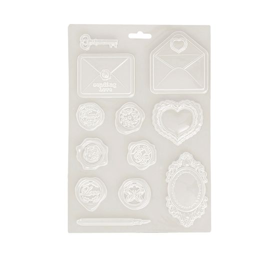 3D Texture form "Shabby Rose - Letters & Seals"