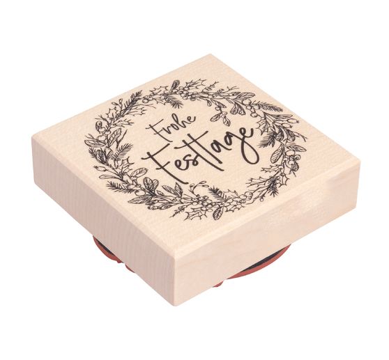 BUTTERER Stamp "Frohe Festtage"