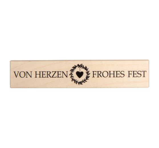 BUTTERER Stamp "Von Herzen frohes Fest"