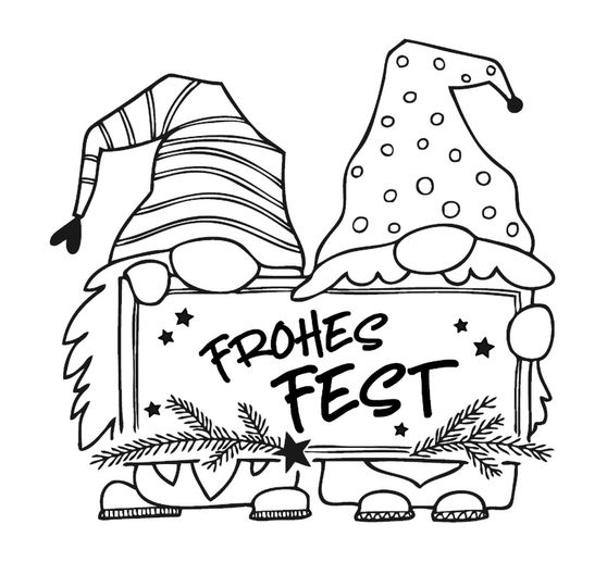 BUTTERER Stamp "Wichtelgrüße"