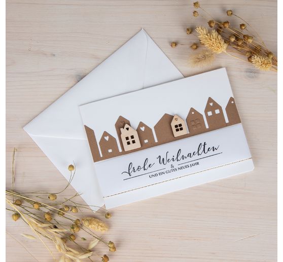 Punching template "Row of houses"