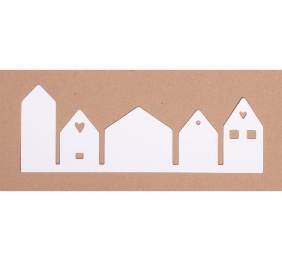 Punching template "Row of houses"