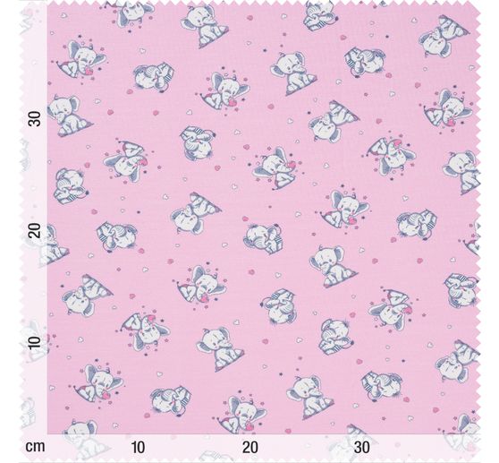Jersey fabric "Little Elephants"