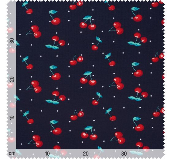 Jersey fabric "Cherries"