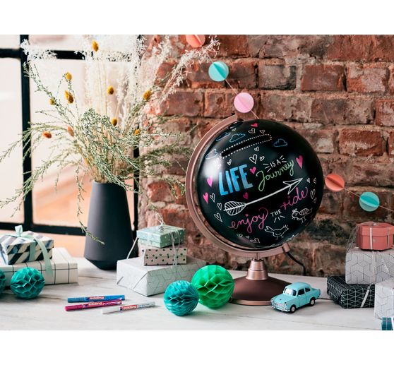 edding 751 gloss varnish-Marker Metallic, set of 5