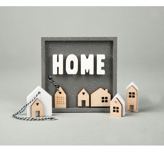 Wooden scatter decorations "Mini-house"