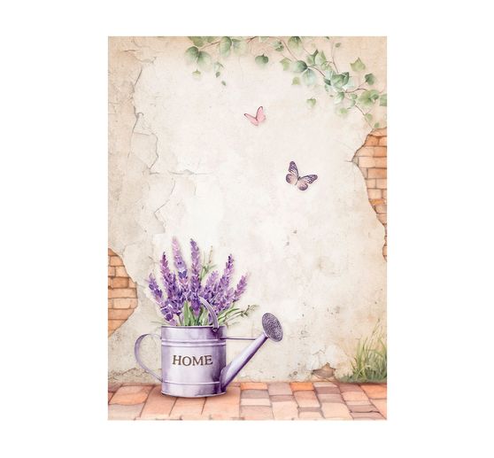 Motif straw silk backgrounds "Lavender"