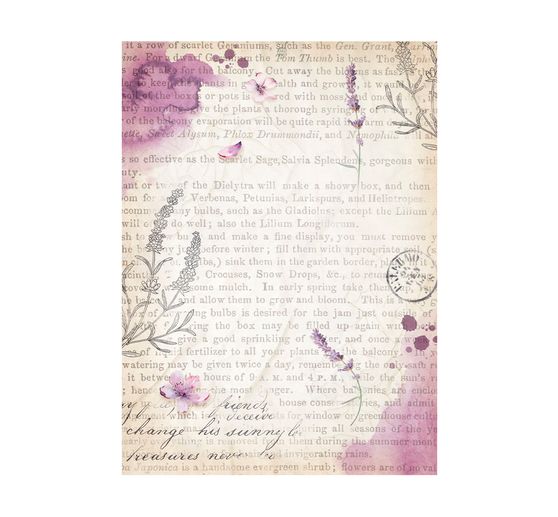 Motif straw silk backgrounds "Lavender"