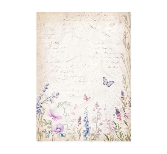 Motif straw silk backgrounds "Lavender"