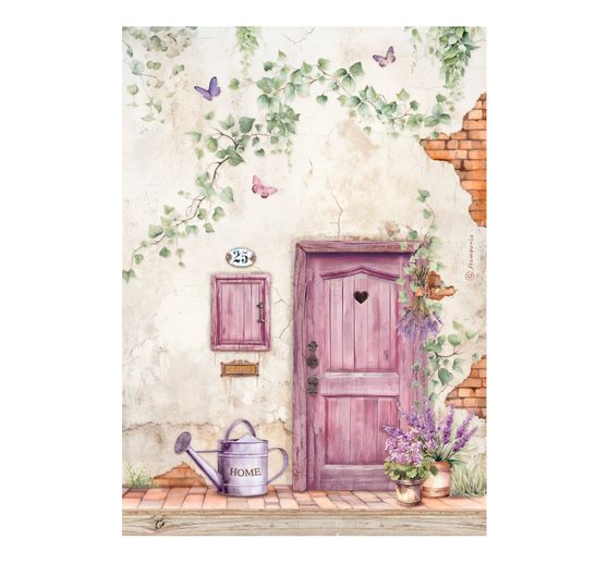 Motif straw silk assortment "Lavender"