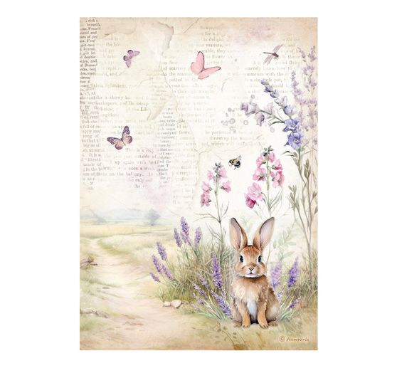 Motif straw silk assortment "Lavender"