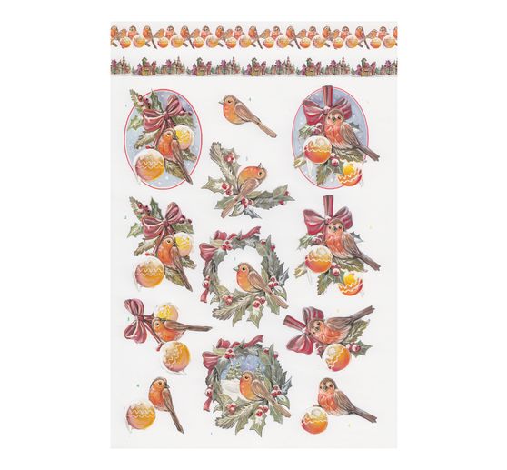 3D Punched sheet book "Christmas Baubles"