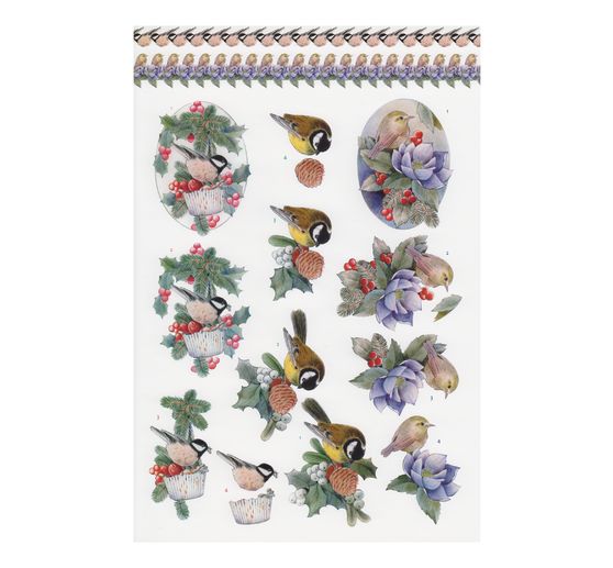 3D Punched sheet book "Christmas Baubles"