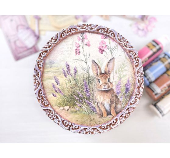 Scrapbook block "Lavender"