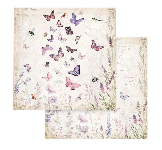 Scrapbook block "Lavender"