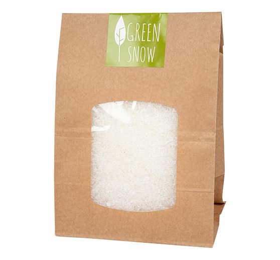 Organic decorative snow fine