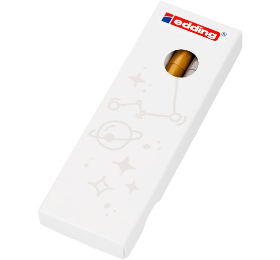 edding 780 gloss varnish-Marker Metallic, set of 3