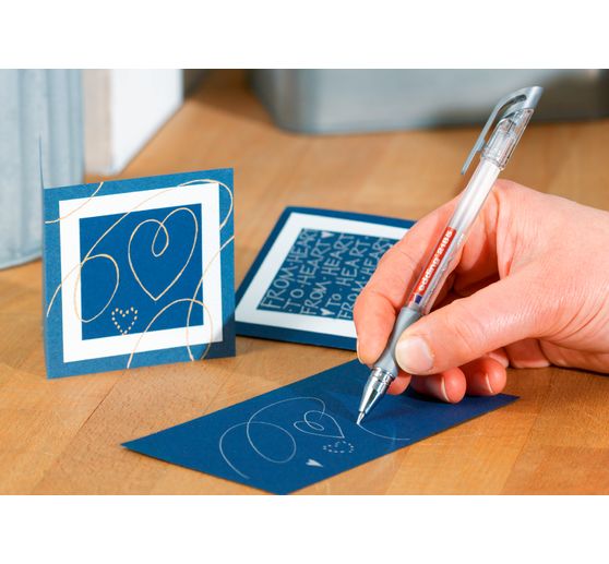 edding Gel Roller metallic, 2185, set of 5