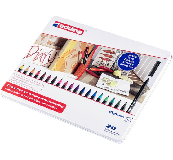 edding 1300 colour pen, set of 20