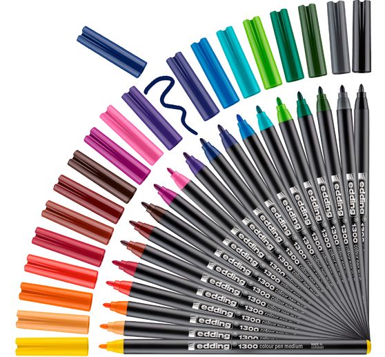 edding 1300 colour pen, set of 20
