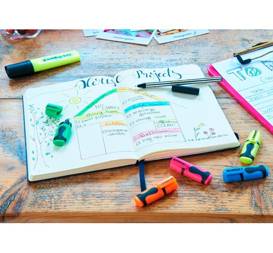 edding 7 "Mini text marker" Pastel set