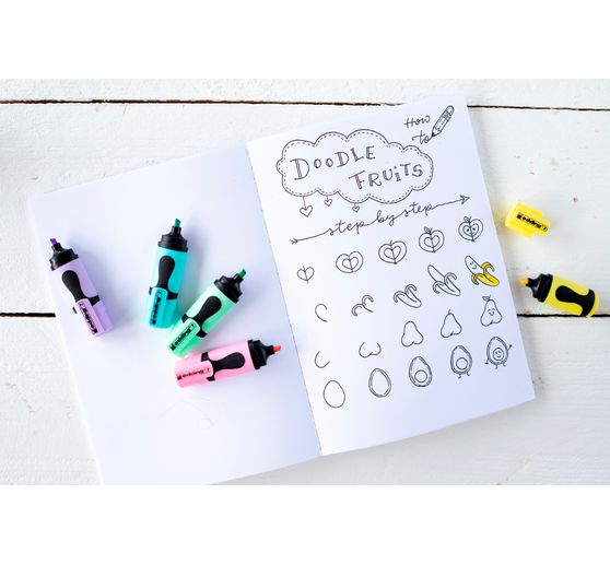 edding 7 "Mini text marker" Pastel set