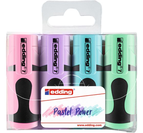 edding 7 "Mini text marker" Pastel set