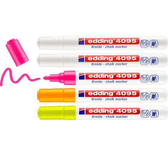 edding 4095 "Chalk marker", set of 5