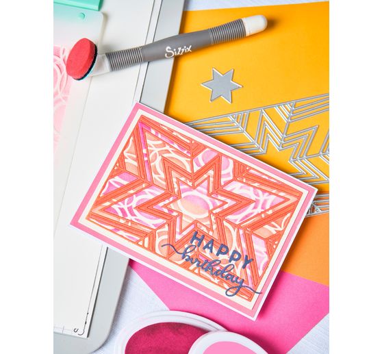 Sizzix Thinlits Punching template "Cosmopolitan Christmas - Star Bright by Stacey Park"