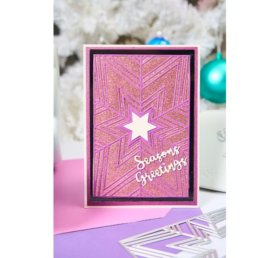 Sizzix Thinlits Punching template "Cosmopolitan Christmas - Star Bright by Stacey Park"
