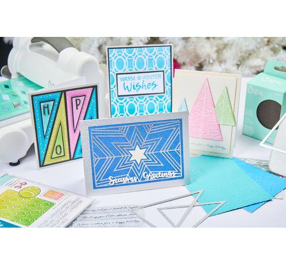 Sizzix Thinlits Punching template "Cosmopolitan Christmas - Star Bright by Stacey Park"