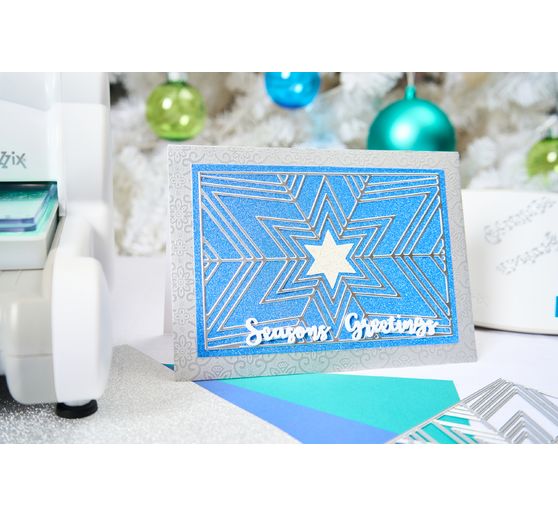 Sizzix Thinlits Punching template "Cosmopolitan Christmas - Star Bright by Stacey Park"