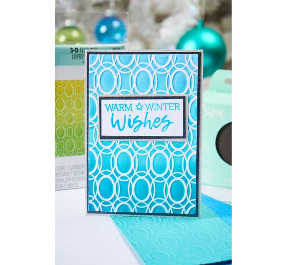 Sizzix 3D Embossing template "Cosmopolitan - Golden Rings by Stacey Park"