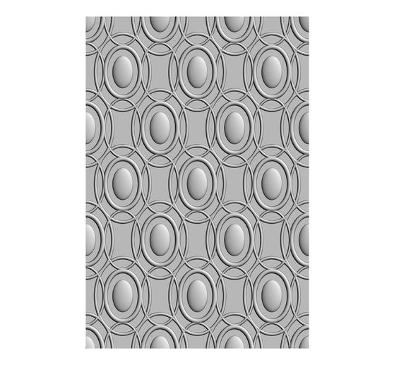 Sizzix 3D Embossing template "Cosmopolitan - Golden Rings by Stacey Park"