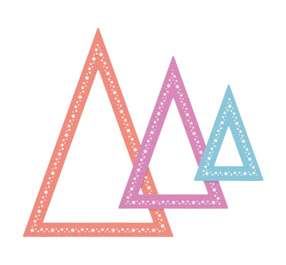 Výseková šablona Sizzix Framelits "Triangles by Stacey Park"
