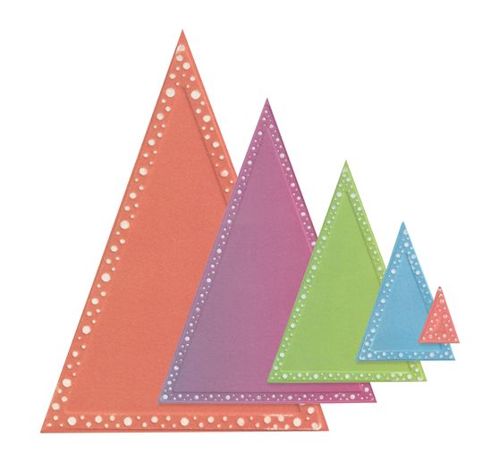 Výseková šablona Sizzix Framelits "Triangles by Stacey Park"