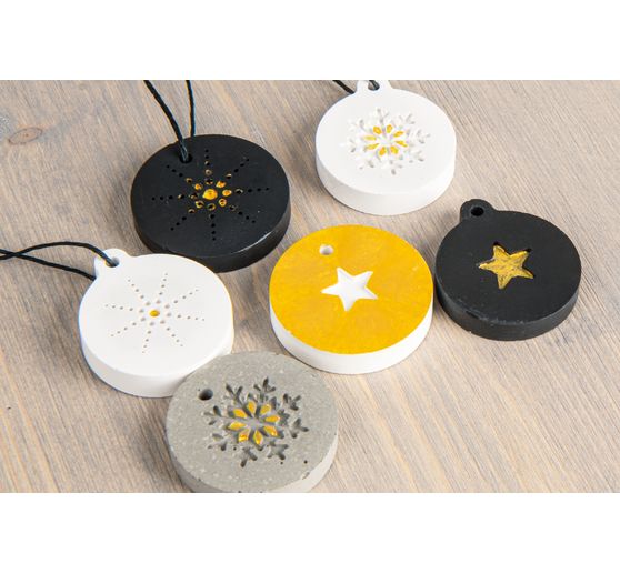 Silicone casting mould "Mini decorative moulds X-Mas"