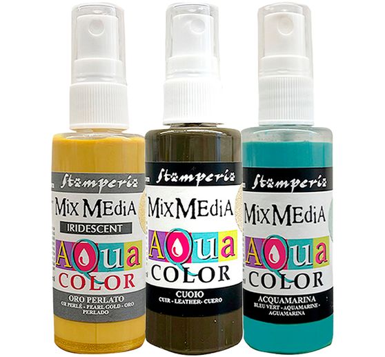 Stamperia Aquacolor "Fortune", set of 3